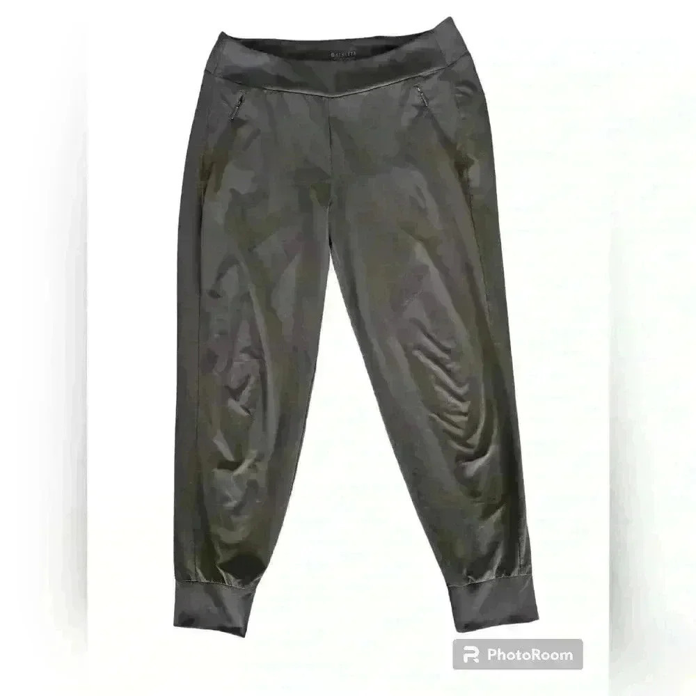 Athleta Women's Hermatite Grey High Waisted Jogger 12
